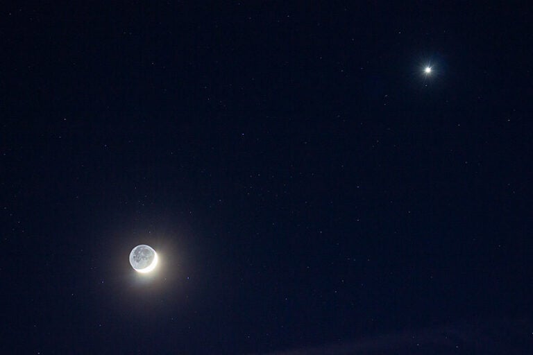 Venus and the Moon